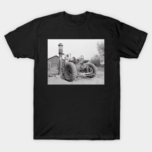 Filling the Tractor, 1940. Vintage Photo T-Shirt